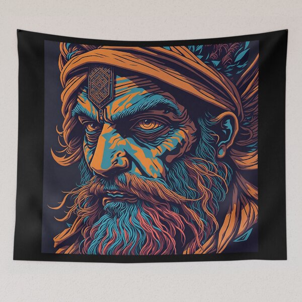 Item preview, tribal sadhu designed and sold by ZenStickConcept.