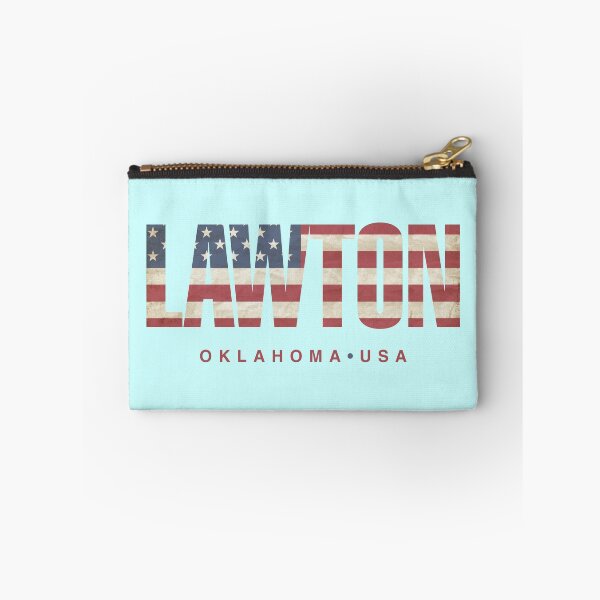 Item preview, Lawton Oklahoma Vintage American Flag Design designed and sold by Futurebeachbum.