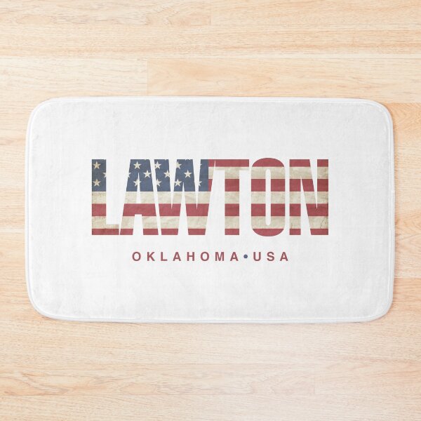 Item preview, Lawton Oklahoma Vintage American Flag Design designed and sold by Futurebeachbum.