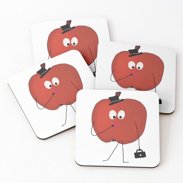Item preview, Red Apple with hat designed and sold by Malvamalu.