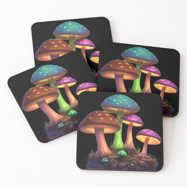 Item preview, Bioluminescent mushrooms | Glow in the dark | Glowing mushroom night light | 3D Shrooms designed and sold by IndigoTides.