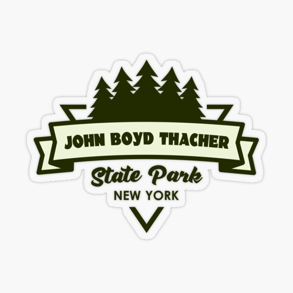 Item preview, John Boyd Thacher State Park New York Trees And Ribbon designed and sold by bivenart.