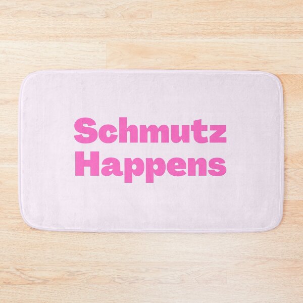 Item preview, Funny Yiddish Saying Schmutz Happens pink designed and sold by NJGDesigns.