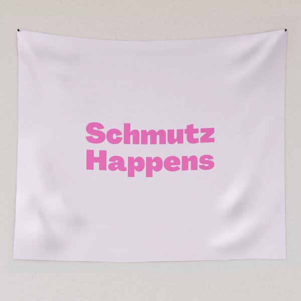 Item preview, Funny Yiddish Saying Schmutz Happens pink designed and sold by NJGDesigns.