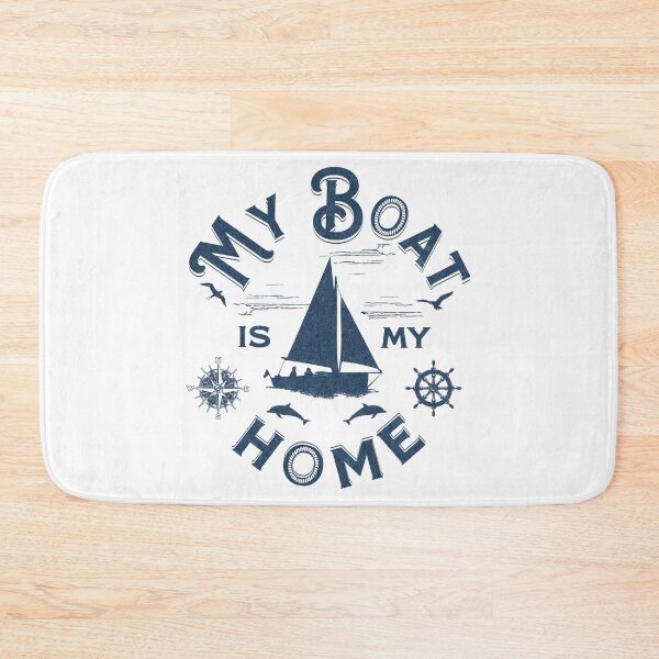 Item preview, My Boat Is My Home designed and sold by Printriff.