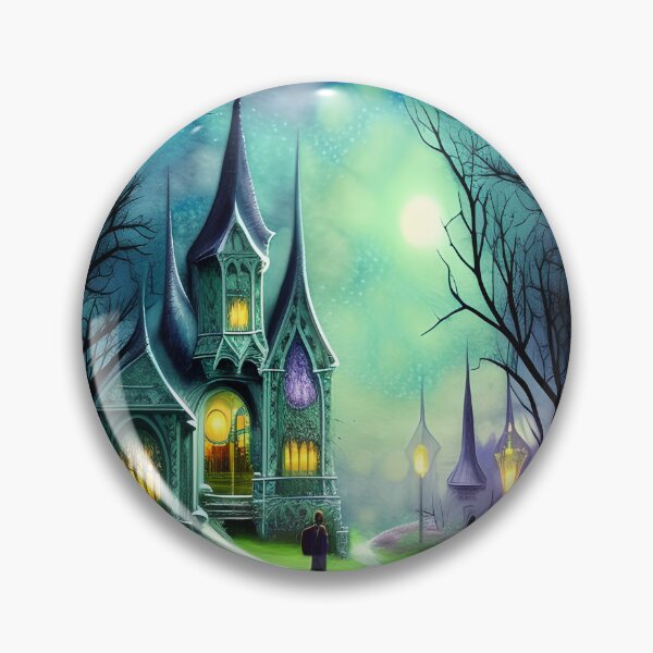 Item preview, Gothic Landscape and House designed and sold by Jandsgraphics.