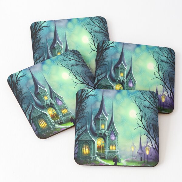 Item preview, Gothic Landscape and House designed and sold by Jandsgraphics.