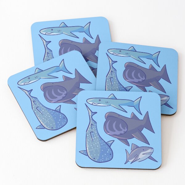 Item preview, collection of sharks designed and sold by ForTheFrogWar.