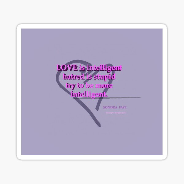 LOVE is intelligent Sticker