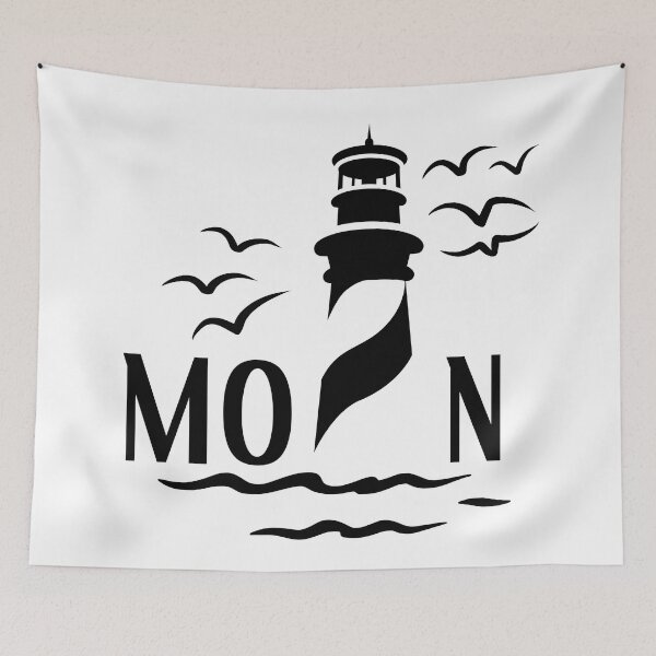 Item preview, Moin with lighthouse - North German greeting designed and sold by Jawoahl.