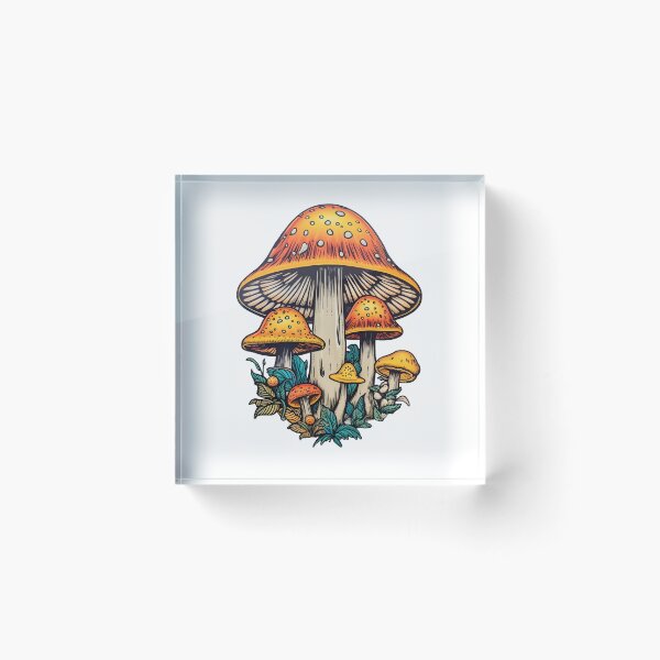 Item preview, Gritty Mushroom designed and sold by The-AI-Artisan.