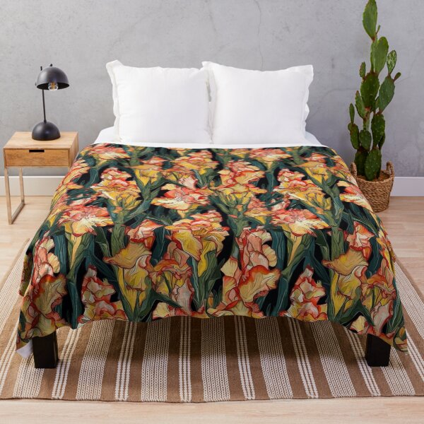 Item preview, Oil Painted Gladiolus Flowers Pattern designed and sold by Sturdust.