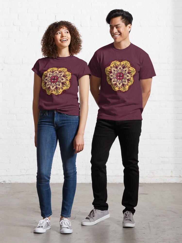 Thumbnail 1 of 7, Classic T-Shirt, Mandala designed and sold by heartsake.
