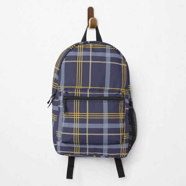Item preview, Blue Yellow Beige tartan, Blues,Blue Jackets, blue wall, Redbubble designed and sold by bubbley2021.
