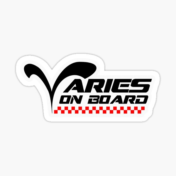 Aries on Board! Sticker