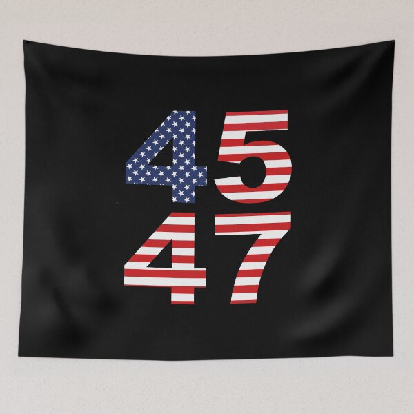 Item preview, Re-elect President Donald Trump 45 47 45th 47th USA designed and sold by Draculaura2009.