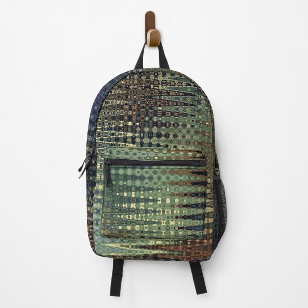 Artikelvorschau, Abstract Zigzag Pattern in Shades of Green entworfen und verkauft von Trevor Hirst.