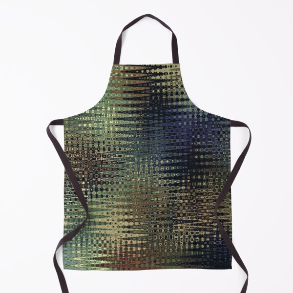 Item preview, Abstract Zigzag Pattern in Shades of Green designed and sold by Trevor Hirst.
