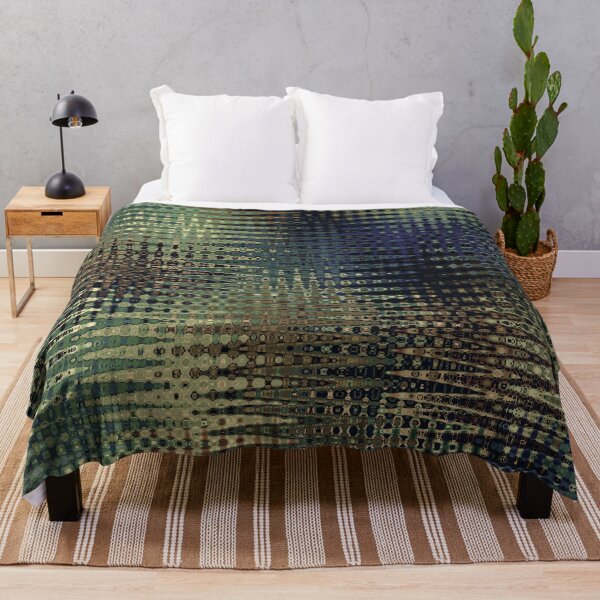 Item preview, Abstract Zigzag Pattern in Shades of Green designed and sold by Trevor Hirst.