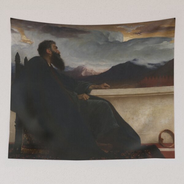 Item preview, David, Psalm 55-6 | Frederic Leighton | 1865 Pre-Raphaelite Biblical Art designed and sold by CJET.