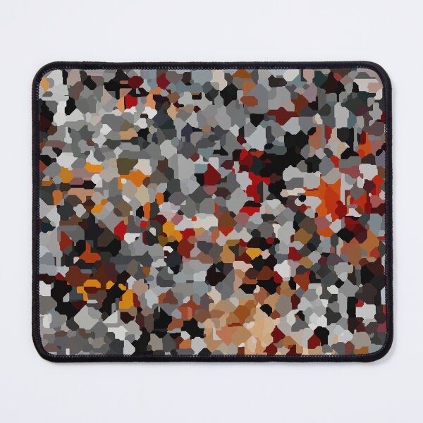 Item preview, Jigsaw Style Pattern in Grey, Red and Amber designed and sold by Trevor Hirst.
