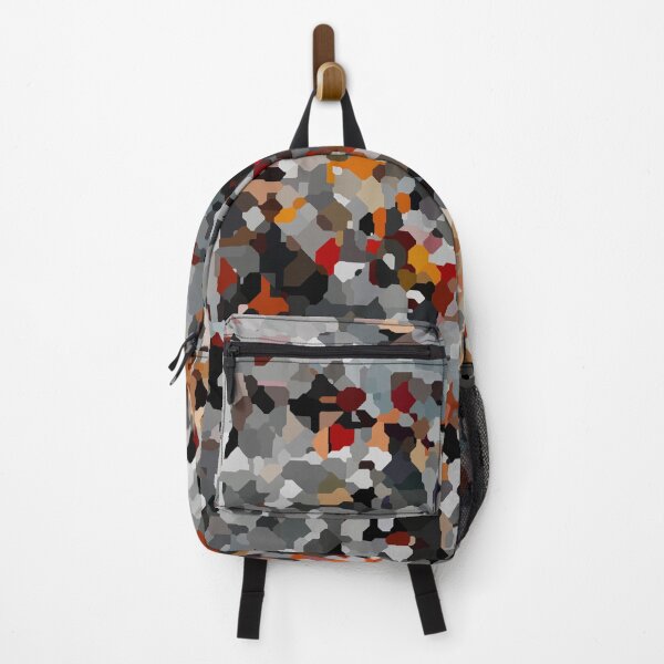 Item preview, Jigsaw Style Pattern in Grey, Red and Amber designed and sold by Trevor Hirst.