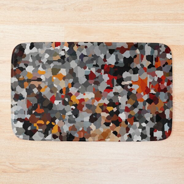 Item preview, Jigsaw Style Pattern in Grey, Red and Amber designed and sold by Trevor Hirst.