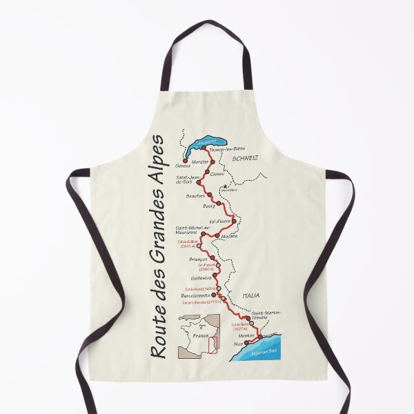 Item preview, Route des Grandes Alpes map designed and sold by studio838.