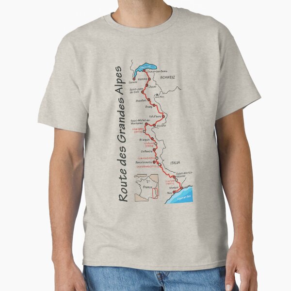 Item preview, Route des Grandes Alpes map designed and sold by studio838.