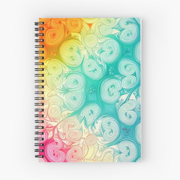 Item preview, Rainbow swirls pattern. Abstract swirls pattern. Vibrant pattern. designed and sold by DO-artbyDeliaO.