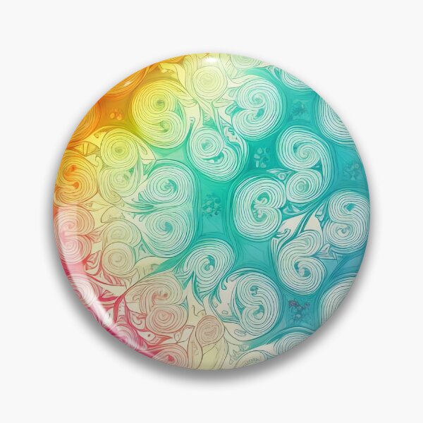 Item preview, Rainbow swirls pattern. Abstract swirls pattern. Vibrant pattern. designed and sold by DO-artbyDeliaO.