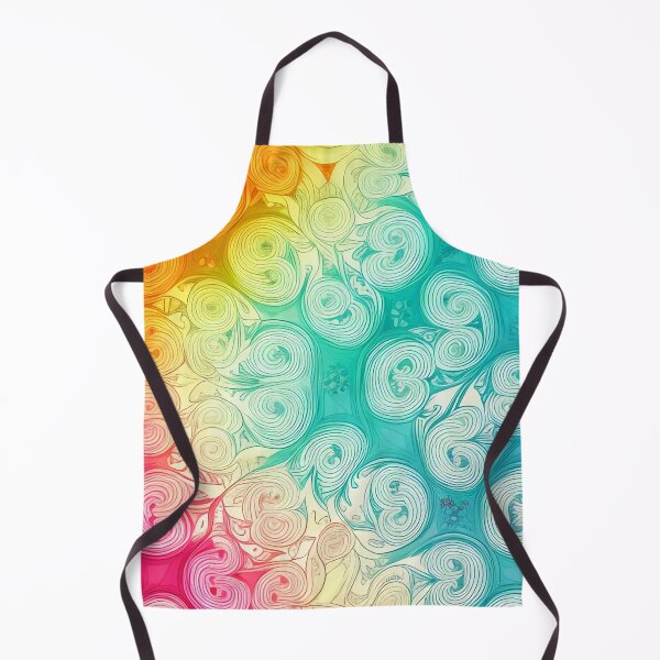 Item preview, Rainbow swirls pattern. Abstract swirls pattern. Vibrant pattern. designed and sold by DO-artbyDeliaO.
