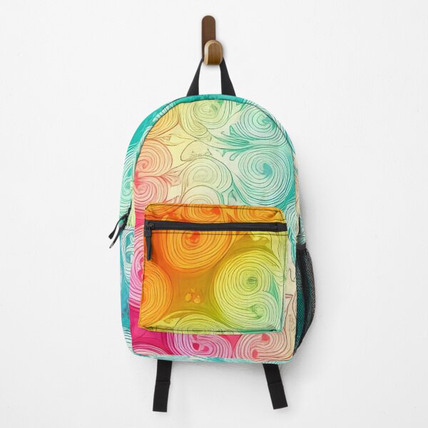 Item preview, Rainbow swirls pattern. Abstract swirls pattern. Vibrant pattern. designed and sold by DO-artbyDeliaO.