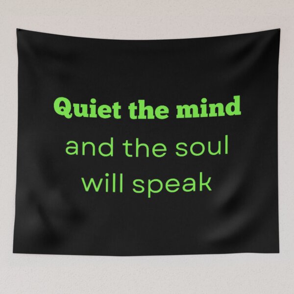 Item preview, Quiet the mind and the soul will speak  designed and sold by TeePassion.