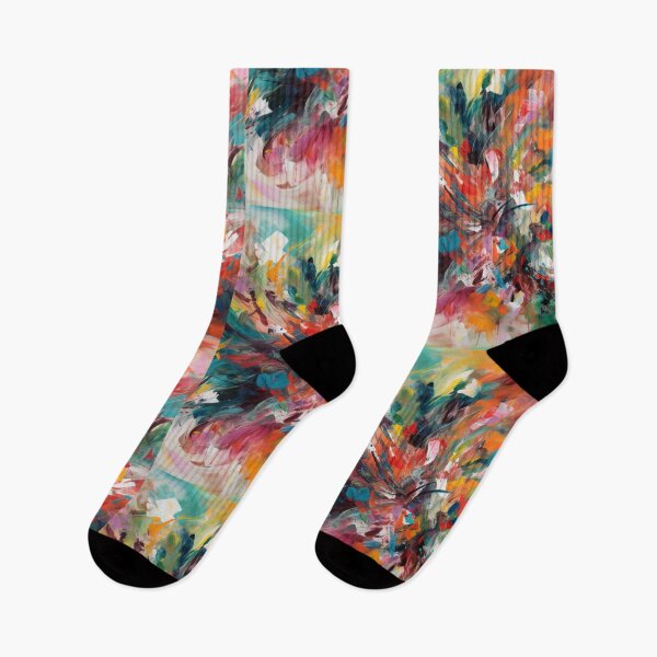 Item preview, Abstract art Splashes of Color Colourful painting designed and sold by DigiNook.