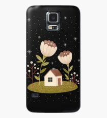 Tiny house among flowers Case/Skin for Samsung Galaxy