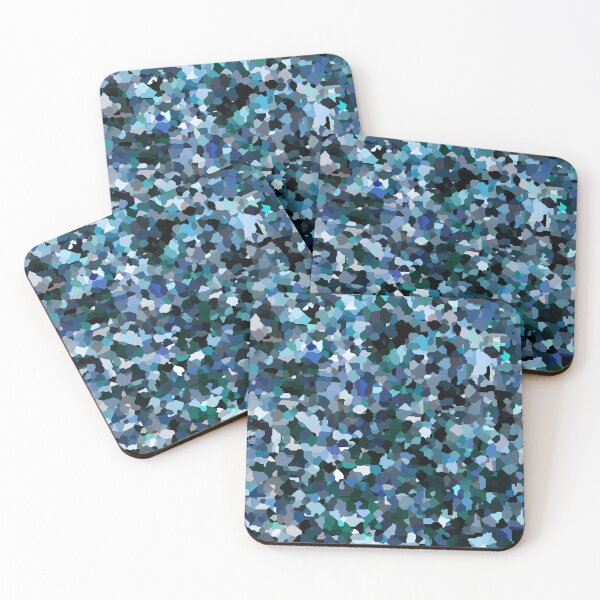Item preview, Jigsaw Style Pattern in Shades of Blue designed and sold by Trevor Hirst.