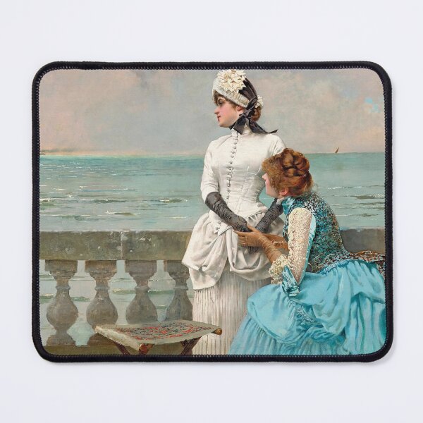 Item preview, Tell Me Everything (Dis Mois Tout) | Vittorio Matteo Corcos | 1883 Italian Fashion Art designed and sold by CJET.