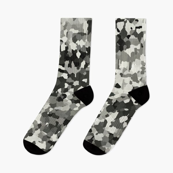 Item preview, Jigsaw Style Pattern in Grey Black and White designed and sold by Trevor Hirst.