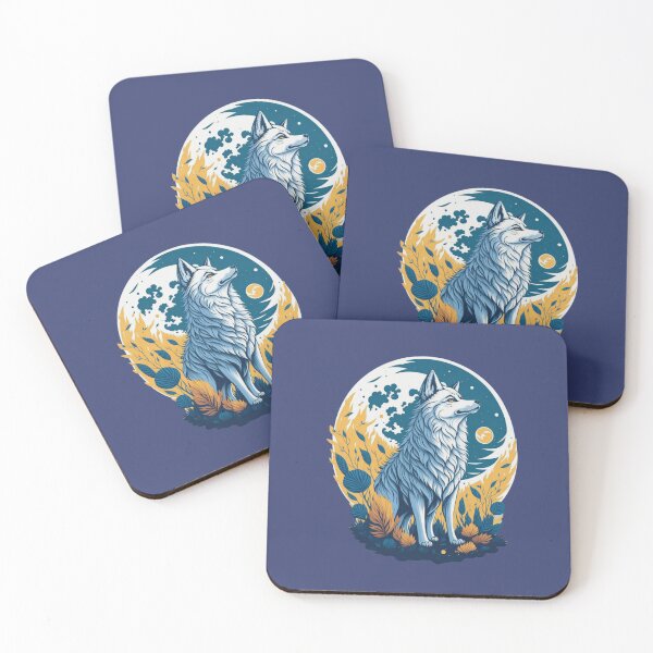 Item preview, White Artic Wolf Gazing at the Night Sky designed and sold by TGAL2.