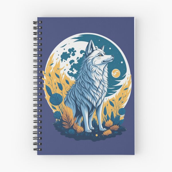 Item preview, White Artic Wolf Gazing at the Night Sky designed and sold by TGAL2.