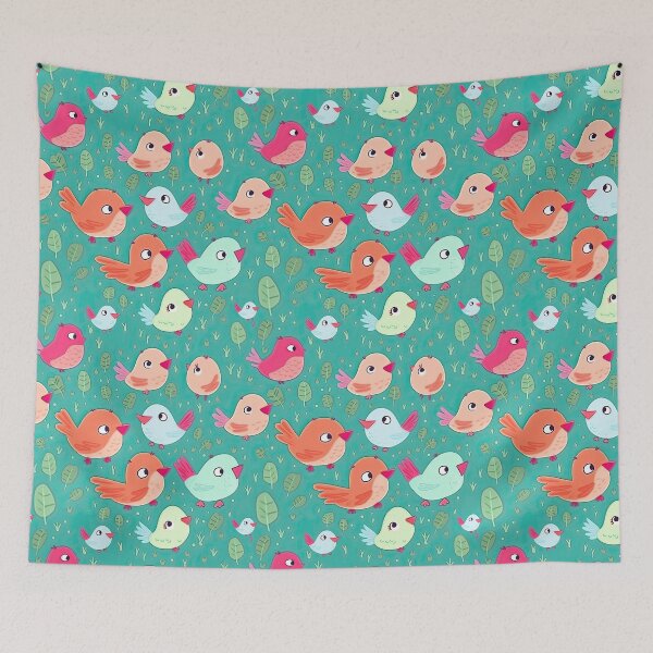 Item preview, Sweet birds pattern designed and sold by Pinkbirdie.