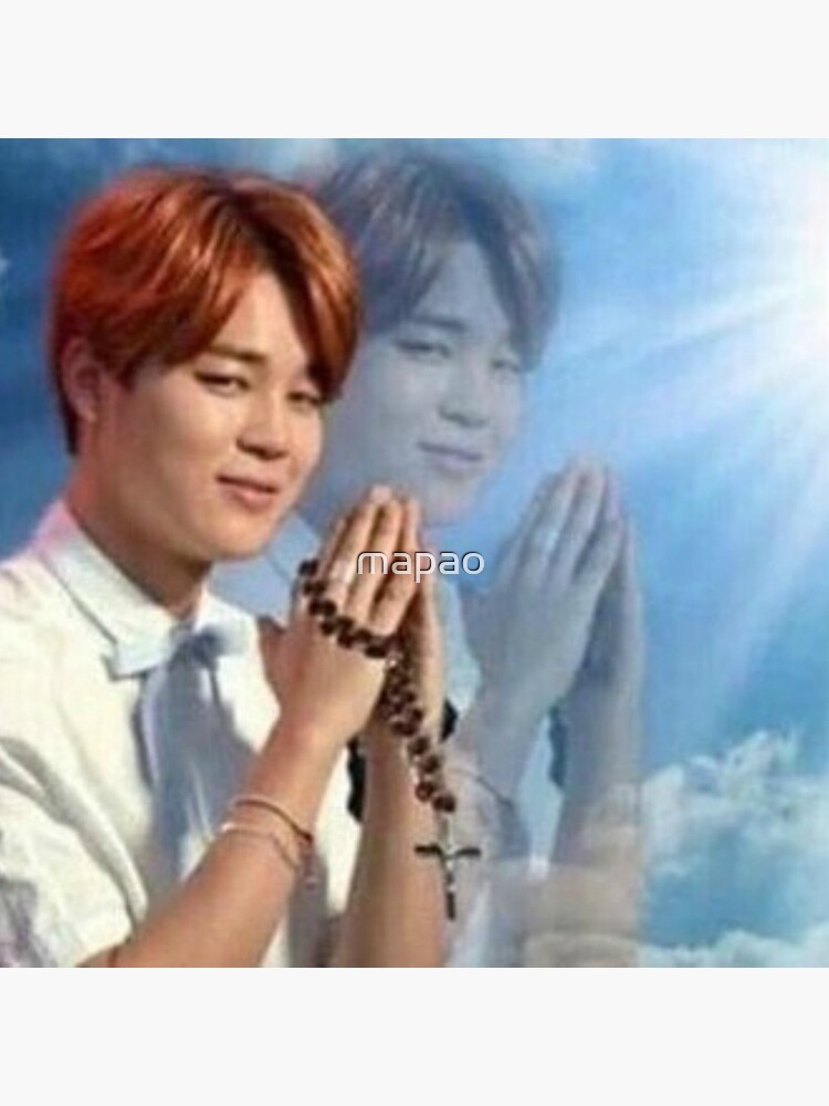BTS Jimin Praying meme by mapao
