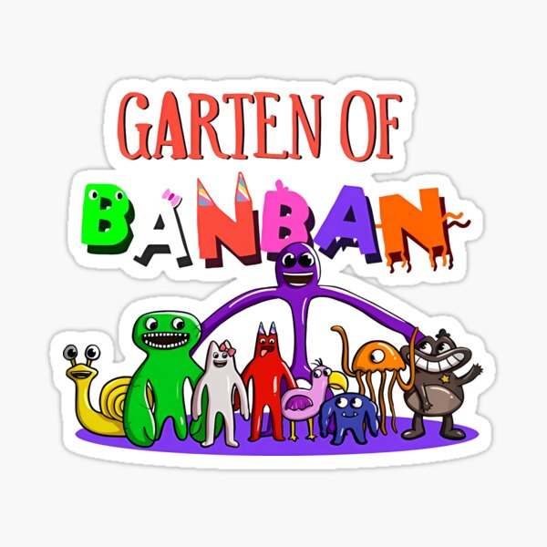 Garten of banban set 4 Sticker for Sale by Gerald Grabowski