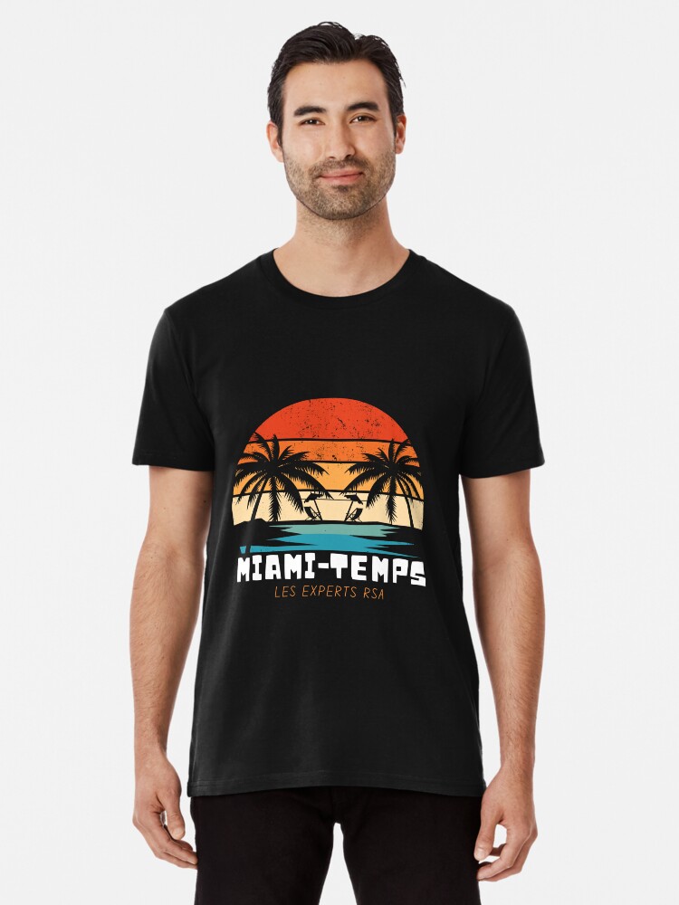 Thumbnail 1 of 6, Premium T-Shirt, Miami-Times - The RSA Experts designed and sold by Feignasses.
