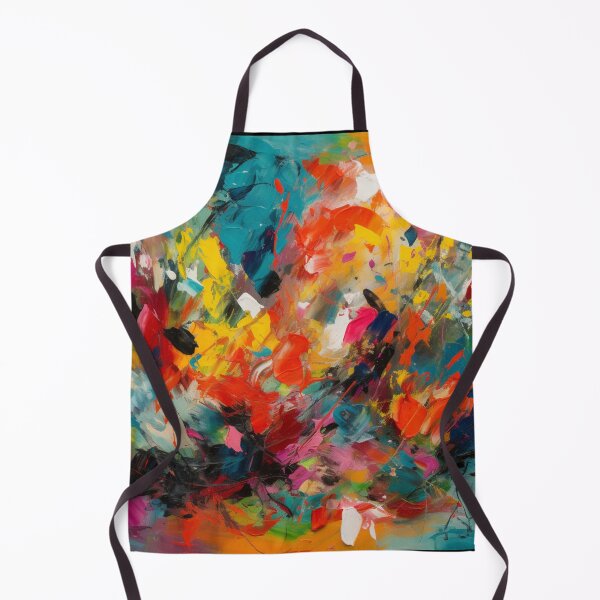 Item preview, Abstract Art Splashes of Color Colourful painting designed and sold by DigiNook.