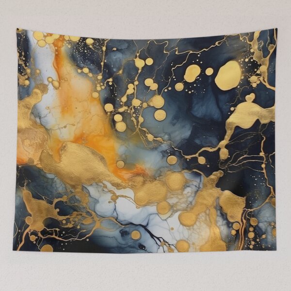 Item preview, Black and Gold Alcohol Ink - Geode Pattern designed and sold by TPhanDesign.