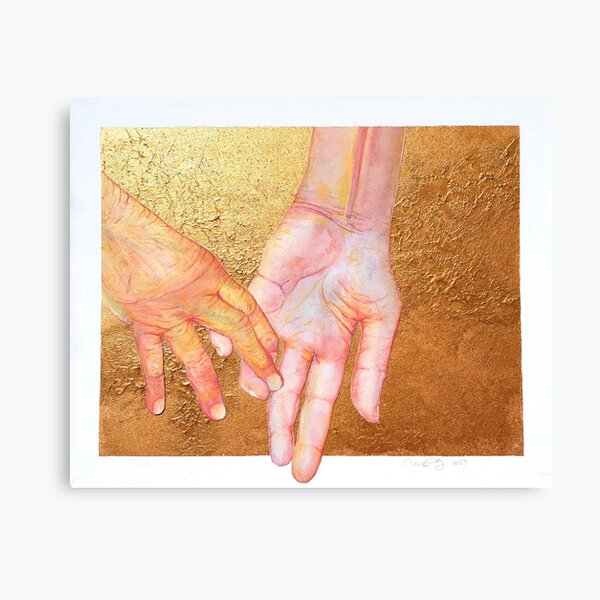 Artikel-Vorschau von Old Friends Holding Hands (original), designt und verkauft von carotulu.