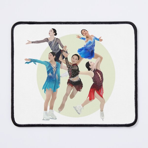 Item preview, Korean Women Figure Skating | Figure Skating Sticker designed and sold by fskatingprints.