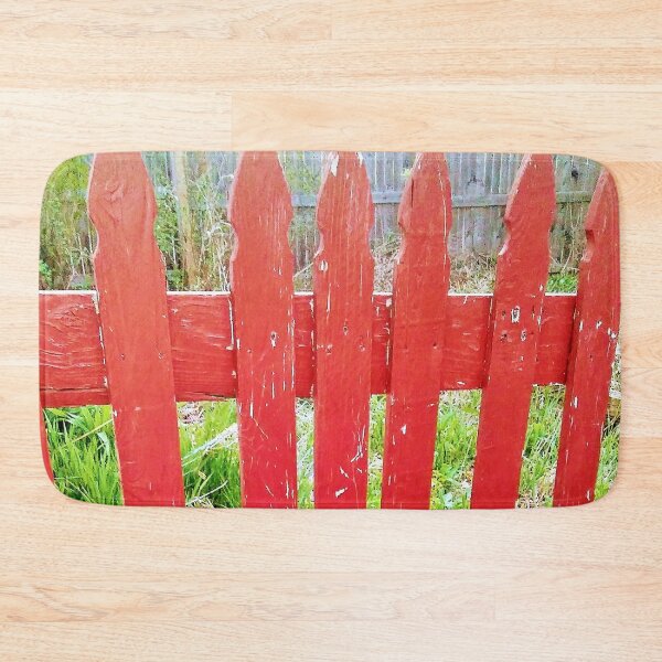 Item preview, Red Weathered Garden Gate designed and sold by Scott and Mary Schneider art_photography.